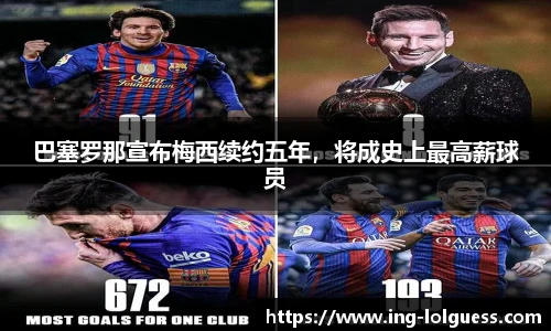 巴塞罗那宣布梅西续约五年，将成史上最高薪球员